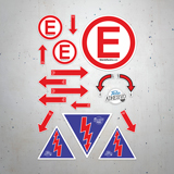 Car & Motorbike Stickers: Rally Safety Sticker Set  3