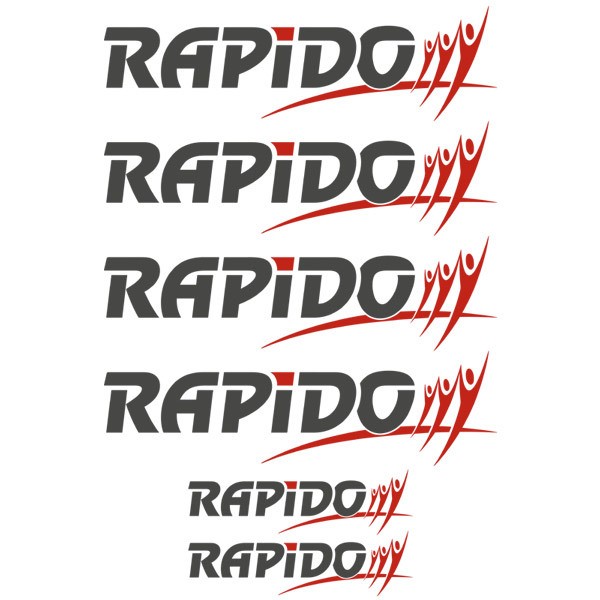 Camper van decals: Multi Rapido Kit