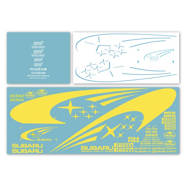 Car & Motorbike Stickers: Subaru Impreza WRC Vinyl Decal