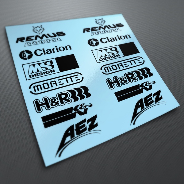 Car & Motorbike Stickers: Kit tuning 08