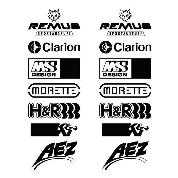 Car & Motorbike Stickers: Kit tuning 08