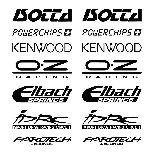 Car & Motorbike Stickers: Kit tuning 15