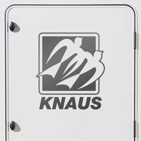 Car & Motorbike Stickers: Knaus Reverse Logo