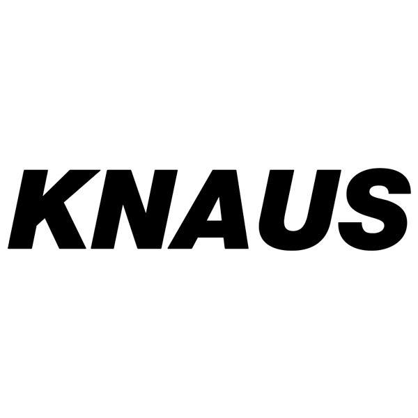 Camper van decals: Knaus