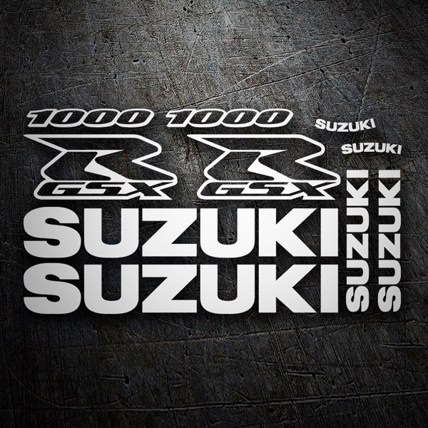 Car & Motorbike Stickers: GSXR 1000 2002 with Logos and Letters