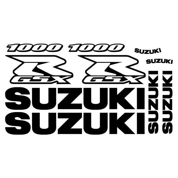 Car & Motorbike Stickers: GSXR 1000 2002 with Logos and Letters