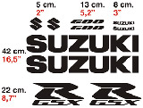 Car & Motorbike Stickers: GSXR 600 2004 2