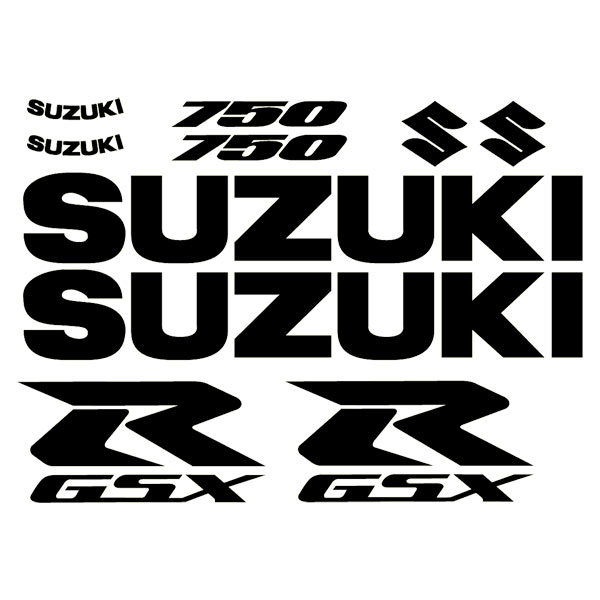 Car & Motorbike Stickers: of GSXR 750 2004
