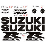 Car & Motorbike Stickers: Kit of GSXR 750 2004 2