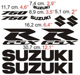 Car & Motorbike Stickers: GSX R 750 2006 2