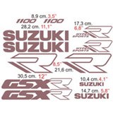 Car & Motorbike Stickers: GSX R 1100 Hyper sports 1989 2