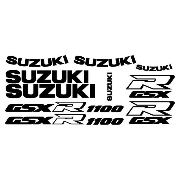 Car & Motorbike Stickers: GSXR 1100 1991 Kit of