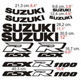 Car & Motorbike Stickers: GSXR 1100 1991 Kit of 2