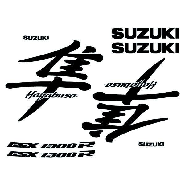 Car & Motorbike Stickers: Hayabusa 1999-00 logo set