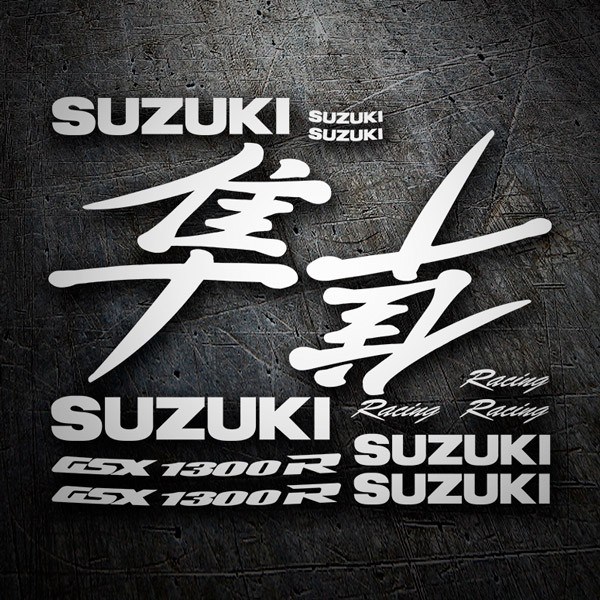 Car & Motorbike Stickers: GSX 1300R Hayabusa 1999 with Japanese Letters