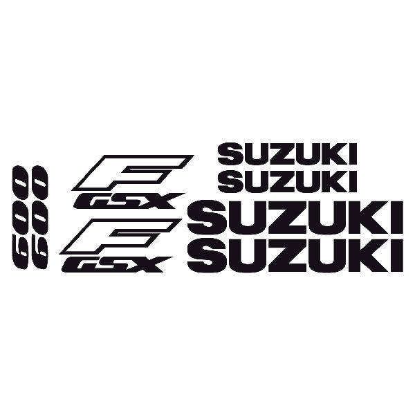 Car & Motorbike Stickers: Kit of Suzuki Katana GSX600F 1990