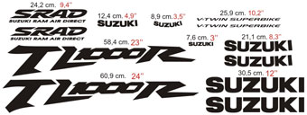 Car & Motorbike Stickers: TL 1000R V-twin 1998 in Various Sizes