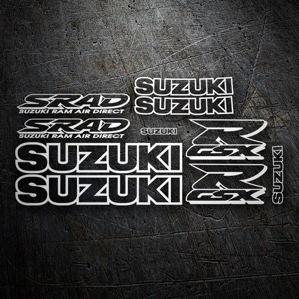 Car & Motorbike Stickers: Suzuki GSX-R Decal Set