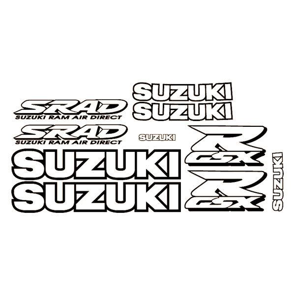 Car & Motorbike Stickers: Suzuki GSX-R Decal Set