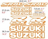 Car & Motorbike Stickers: Kit GSX R 1998 2