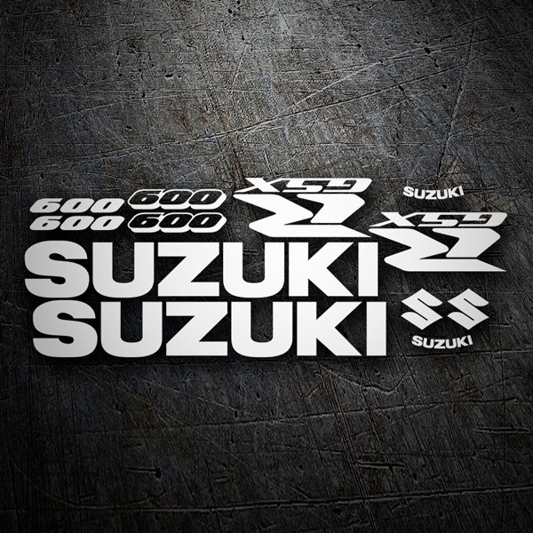 Car & Motorbike Stickers: Suzuki GSX-R 600 Decal Set