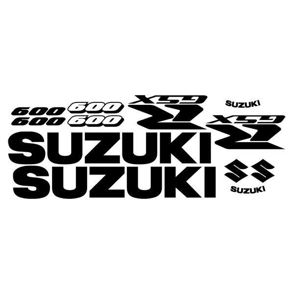 Car & Motorbike Stickers: Suzuki GSX-R 600 Decal Set