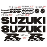 Car & Motorbike Stickers: Kit Suzuki GSXR 600 2005 2