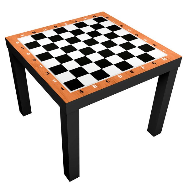 Wall Stickers: Sticker Ikea Lack Table Chess board
