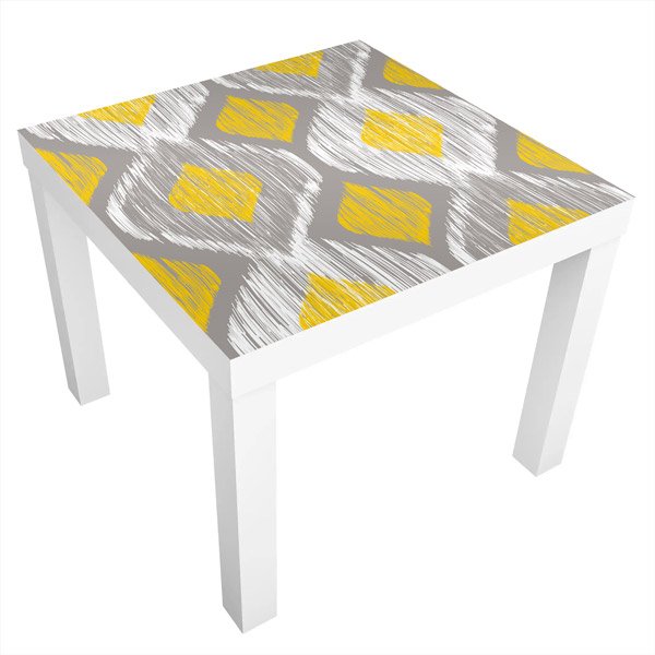 Wall Stickers: Sticker Ikea Lack Table Striped Texture