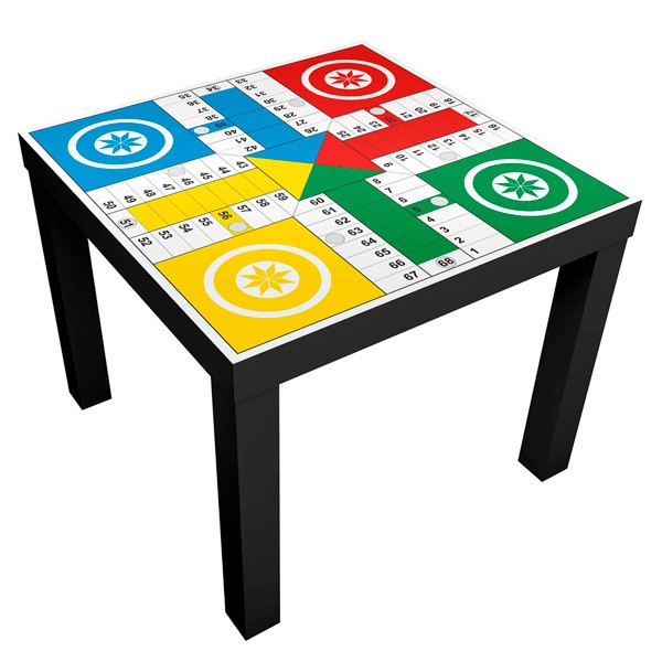 Wall Stickers: Wall sticker per Ikea Lack Table Parchis