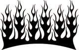 Car & Motorbike Stickers: Flames