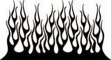 Car & Motorbike Stickers: Flames