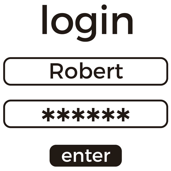 Wall Stickers: Custom input login