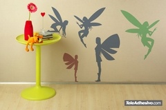 Stickers for Kids: Fairies silhouettes 2