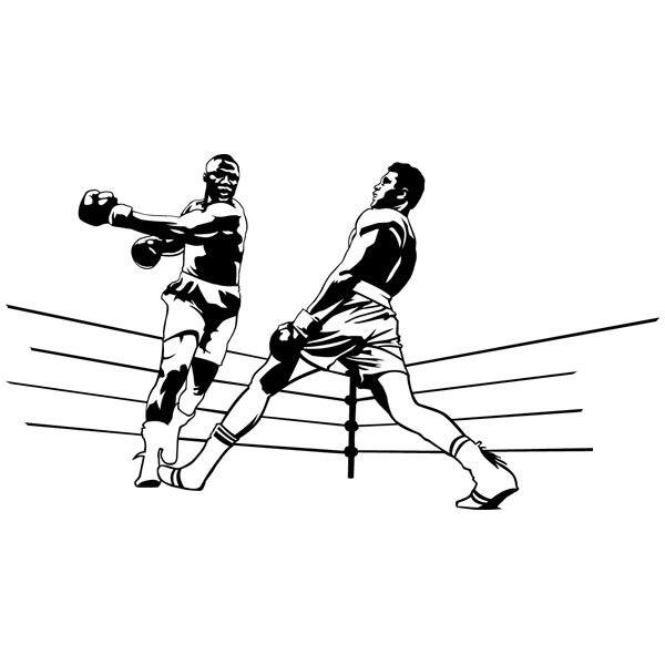 Wall Stickers: Muhammad Ali dodging