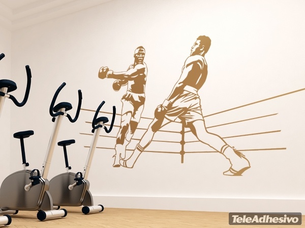 Wall Stickers: Muhammad Ali dodging