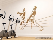 Wall Stickers: Muhammad Ali dodging 2