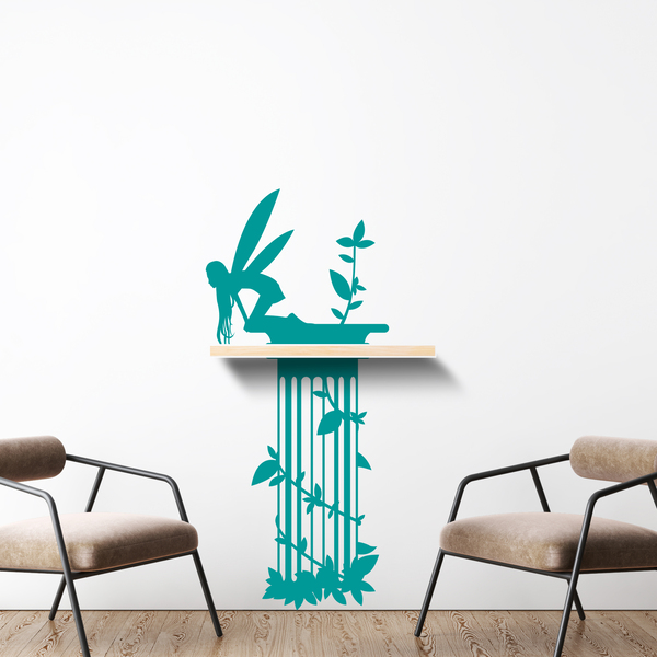 Wall Stickers: Fairy emerging from vegetation