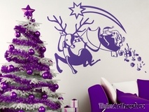 Wall Stickers: Sleigh 2