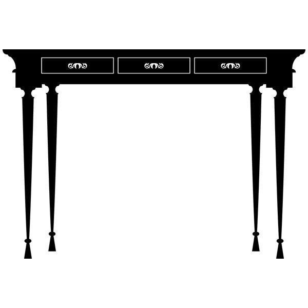 Wall Stickers: Vintage Table