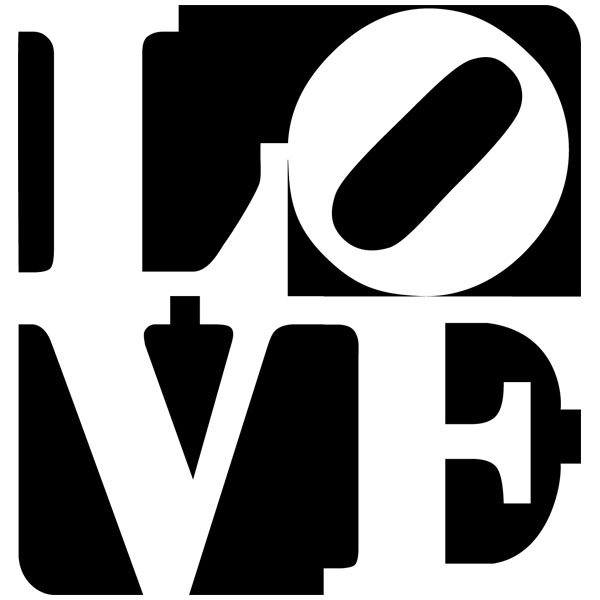 Wall Stickers: LOVE Pop Art