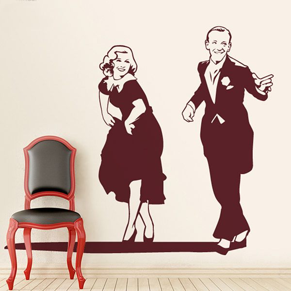 Wall Stickers: Fred Astaire and Ginger Rogers