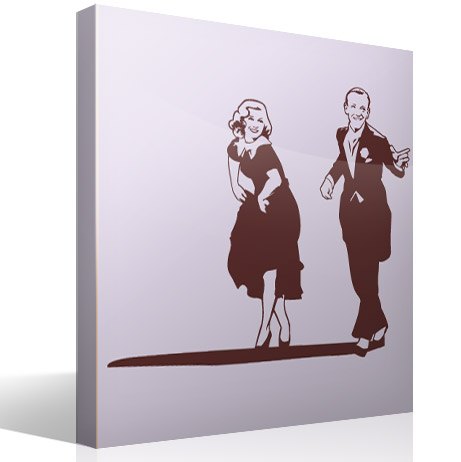 Wall Stickers: Fred Astaire and Ginger Rogers