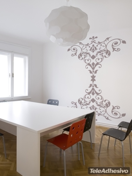 Wall Stickers: Ornamental Floral Flourish