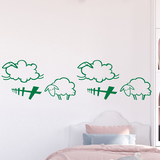 Stickers for Kids: Wall border infant Sheep 3