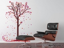 Wall Stickers: The leaves of the tree fall in autumn 2