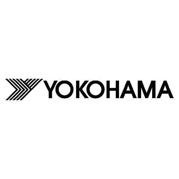Car & Motorbike Stickers: Yokohama Logo with Arrow