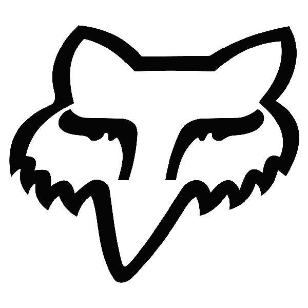 Car & Motorbike Stickers: Fox logo