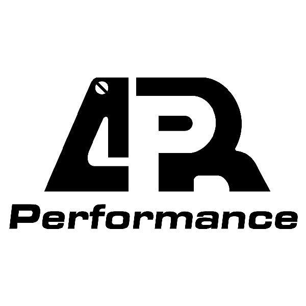 Car & Motorbike Stickers: APR Performance with Stylized Letters
