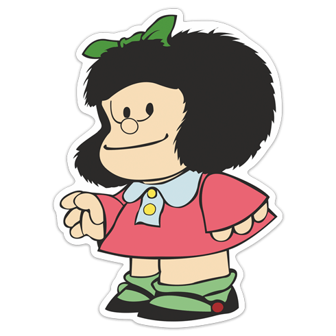 Car & Motorbike Stickers: Mafalda